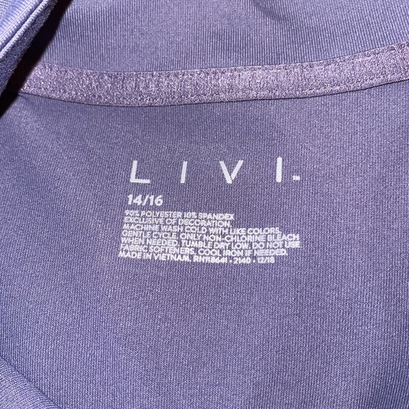 LIVI Athletic Jacket Size 14/16 zip front - Picture 6 of 6